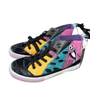 Disney Nightmare Before Christmas High Top Lace Up sneaker (women’s)